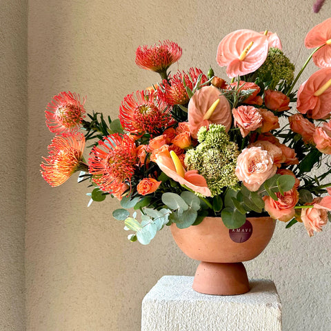 Arrangement in Boheme Lux Vase