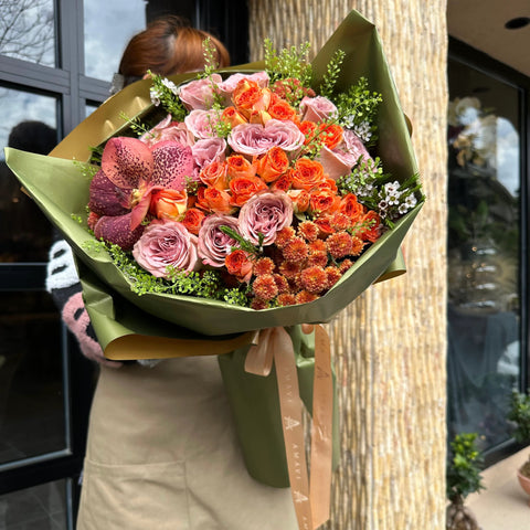 I Feel Like It Vanda Orchid Bouquet 