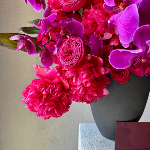 Bloom in LOVE! Peony Arrangement in Vase