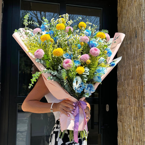 Peaceful Colorful Spring Bouquet