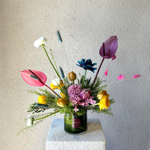 Happy Nation Arrangement in Mini Vase 