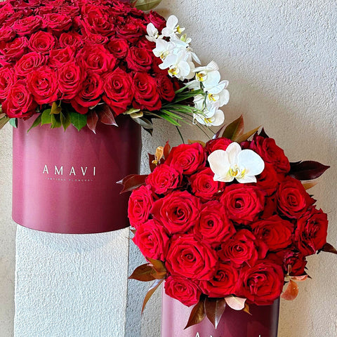 Just the Two of Us: Love Symbol 151 Red Roses in a Box of 2
