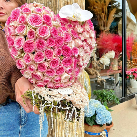You &amp; Me Moments Heart Rose Arrangement