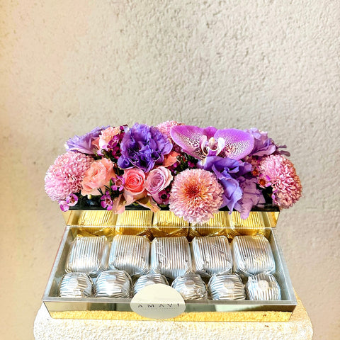 Venice Velvet Plexiglass Chocolate Box