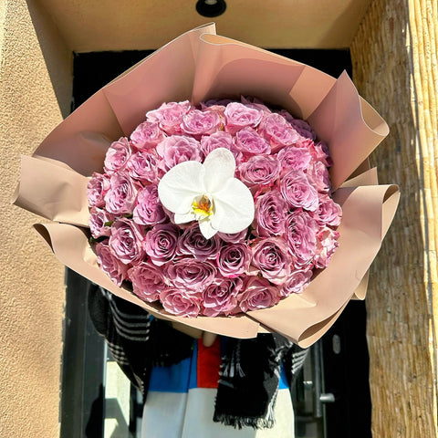 Lilac Delight 41 Lilac Rose Bouquet 