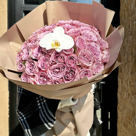 Lilac Delight 41 Lilac Rose Bouquet 
