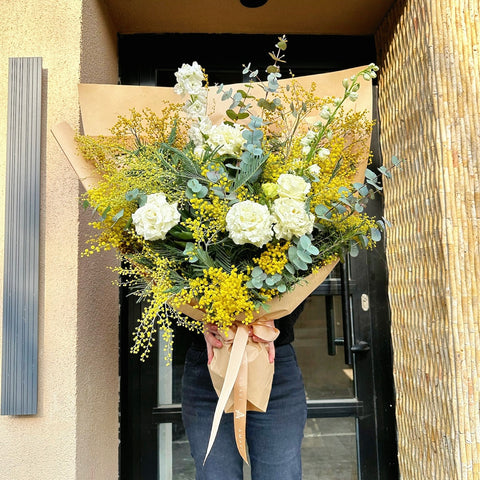 Cheerful Women's Mimosa Special Women's Day Bouquet 
