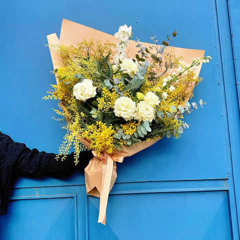 Cheerful Women's Mimosa Special Women's Day Bouquet 