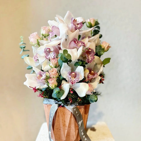 Cymbidium Delight Vase Arrangement