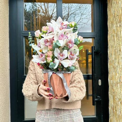 Cymbidium Delight Vase Arrangement