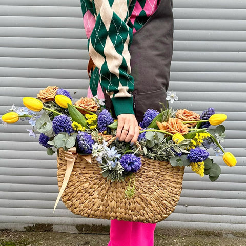 Country Garden Basket Arrangement 