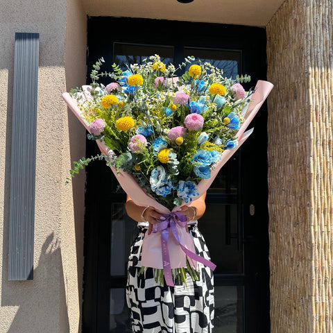 Peaceful Colorful Spring Bouquet