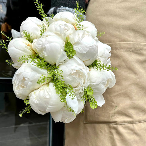 Celine Bridal Bouquet and Boutonniere 