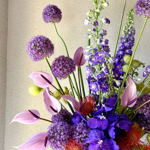 Amavi's Cozy Garden Vase Arrangement 