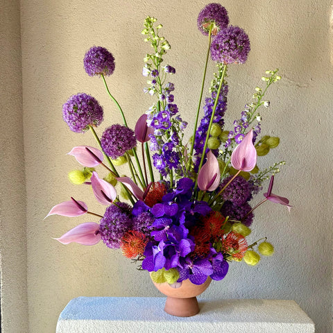 Amavi's Cozy Garden Vase Arrangement 