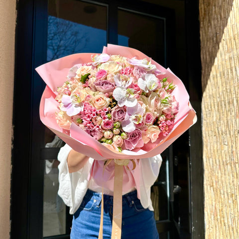 Mon Cherie Orchid Rose Bouquet 