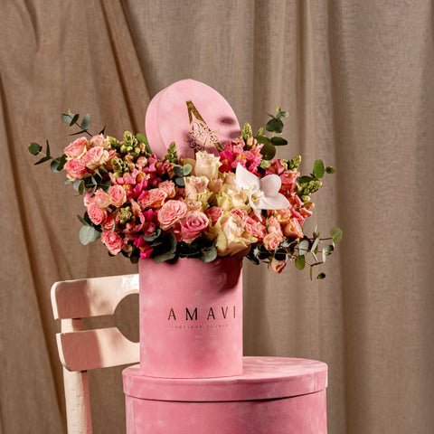 Dreamland Pink Mini Velvet Box