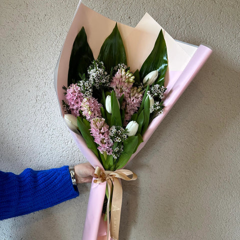 Serenity Hyacinth and Tulip Bouquet