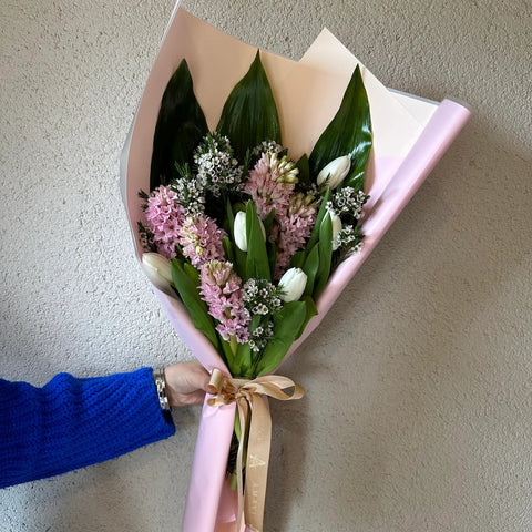 Serenity Hyacinth and Tulip Bouquet