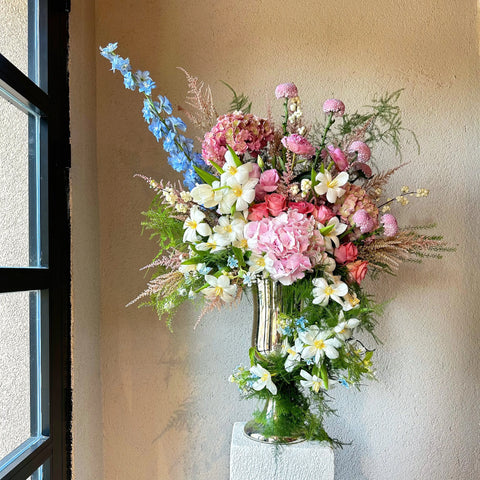 Fairytale Silver Vase Large Premium Arrangement