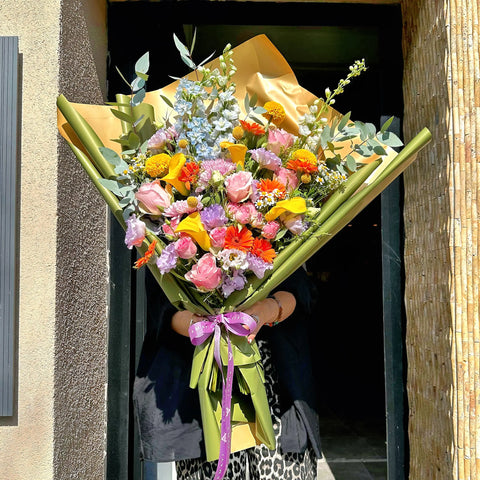 Nature's Fresh Touch Colorful Spring Bouquet