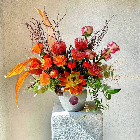 Autumn Glow Vase Arrangement