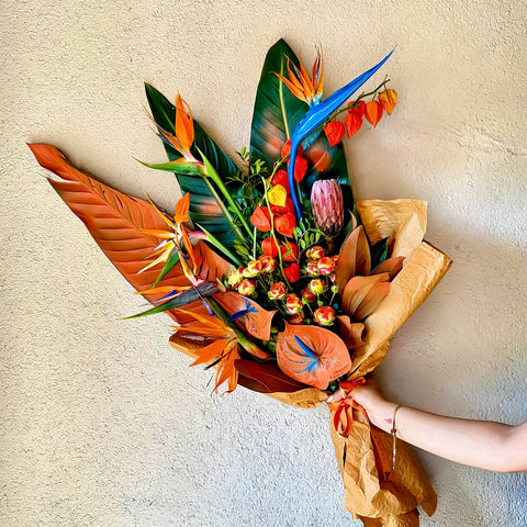Birds of Paradise Premium Starflower Bouquet