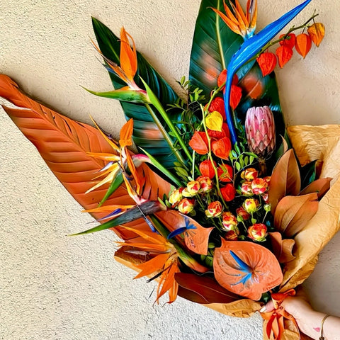 Birds of Paradise Premium Starflower Bouquet