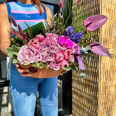 Amavi's Pink Touch Vase Arrangement 