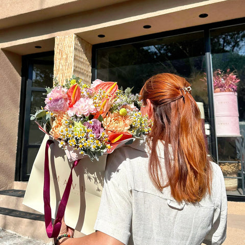 Magical Garden Colorful Bag Bouquet 