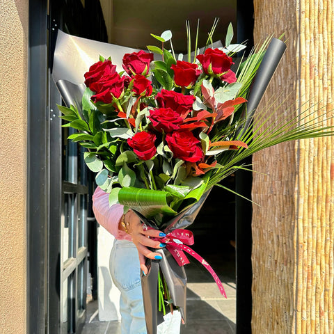 10 Red Rose Bouquet