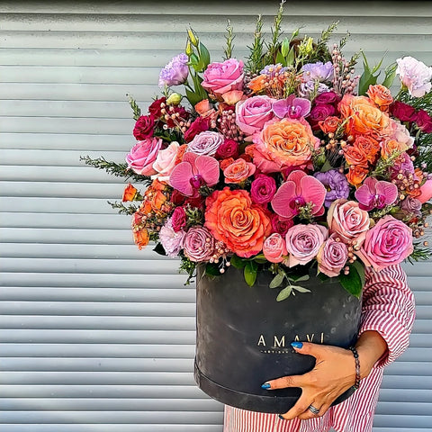 Venice Dream Premium Maxi Arrangement in Grey Box