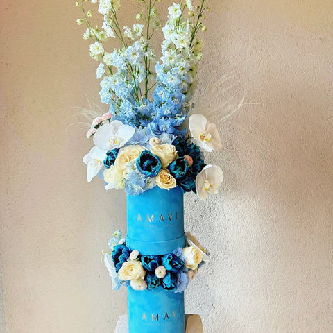 Double Blue Perfection Arrangement in a Box