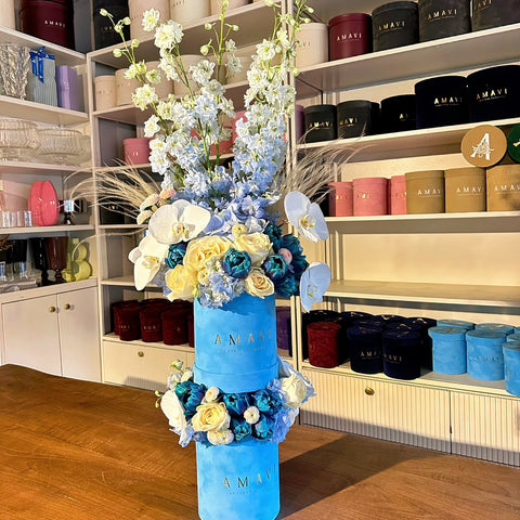 Double Blue Perfection Arrangement in a Box