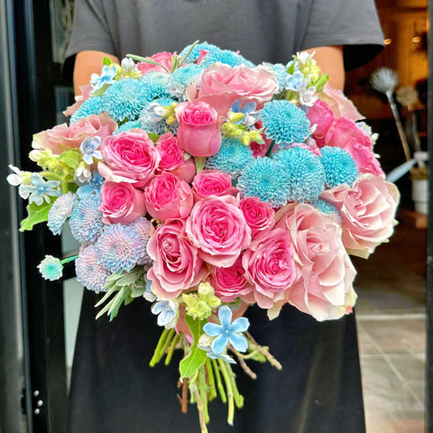 Lily Colored Bridal Bouquet