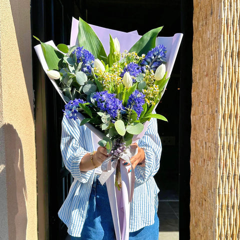 Purple Hyacinth and Tulip Breeze