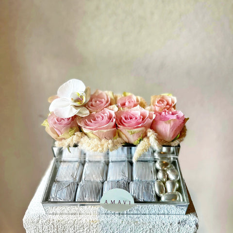 Sugar Sprinkle Chocolate in Plexiglass Box