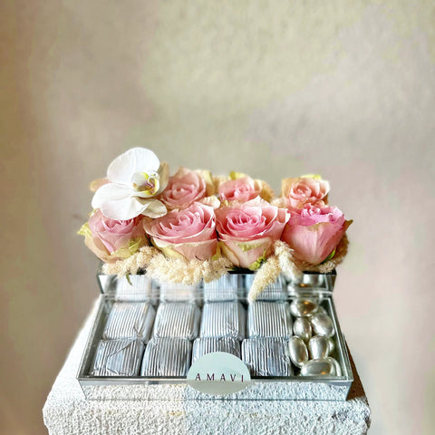 Sugar Sprinkle Chocolate in Plexiglass Box
