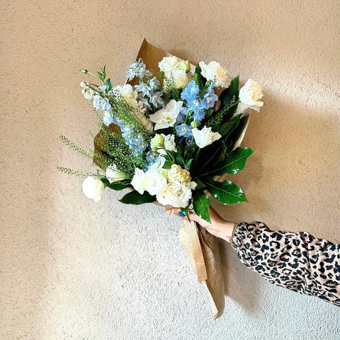 Whispering Blues Delphinium Bouquet