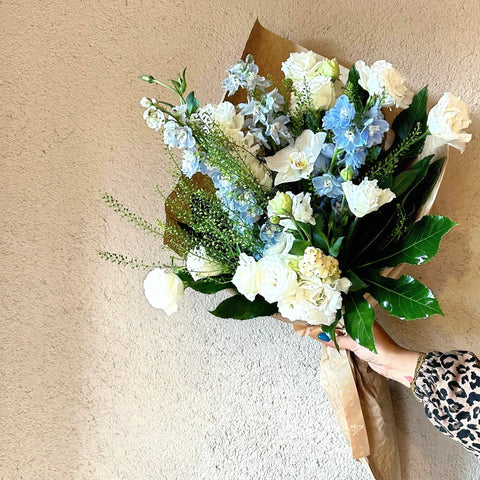 Whispering Blues Delphinium Bouquet