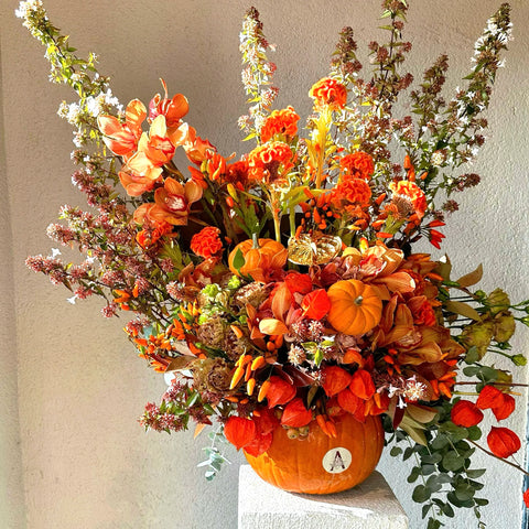 Giant Pumpkin Arrangement