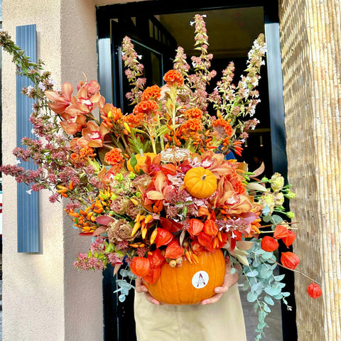 Giant Pumpkin Arrangement