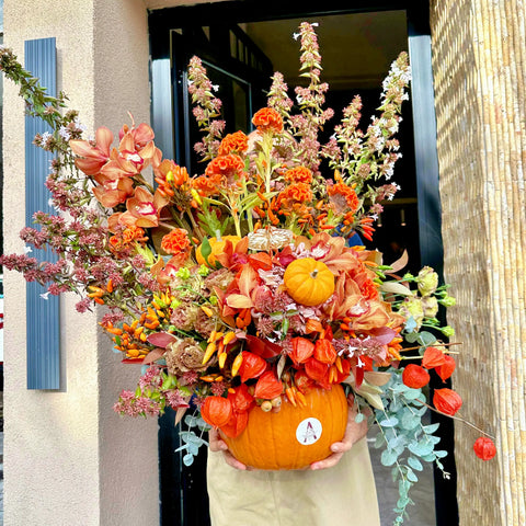 Giant Pumpkin Arrangement