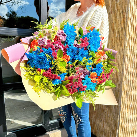 Blue Summer Garden Bouquet