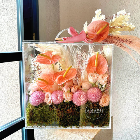 Sweet Serendipity Bloom Bag Plexiglass Flower Bag 