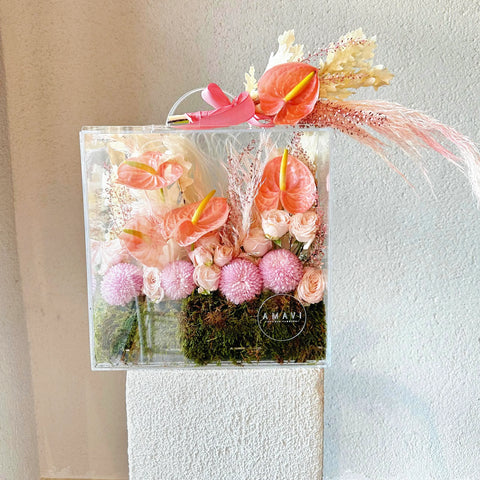 Sweet Serendipity Bloom Bag Plexiglass Flower Bag 