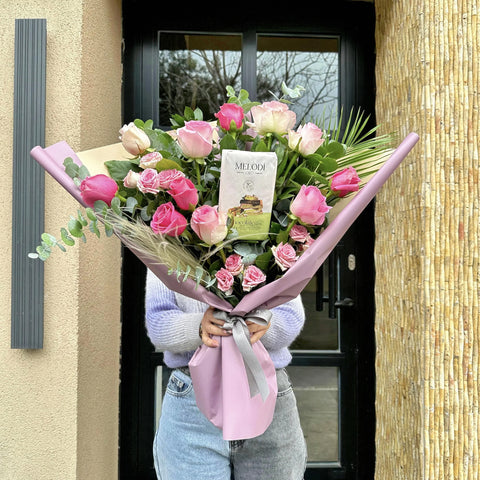 Dubai Chocolate Premium Rose Bouquet