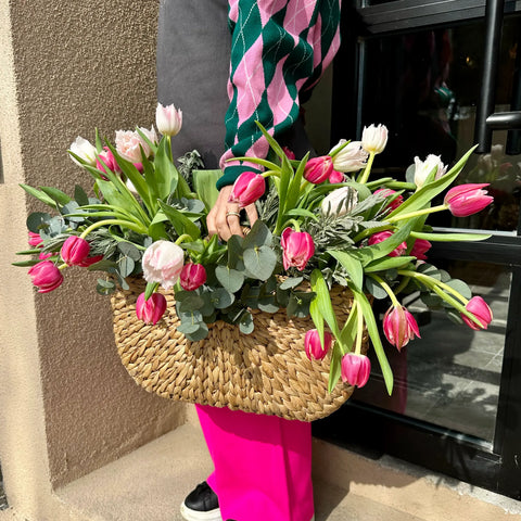 Columbus Garden Basket Arrangement