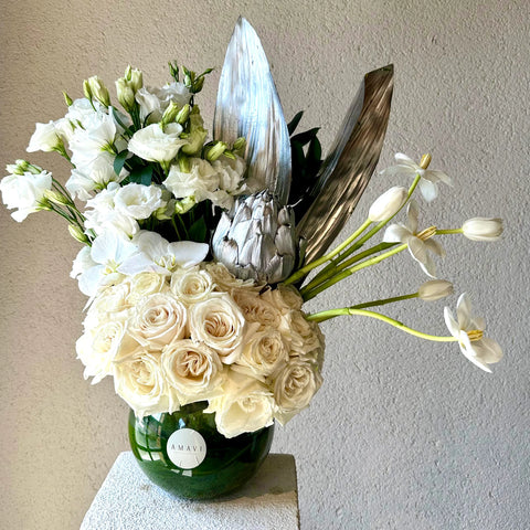 Arrangement in a White Dream Vase 