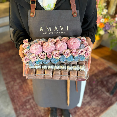 The Taste of Amavi Premium Plexiglass Box Chocolate